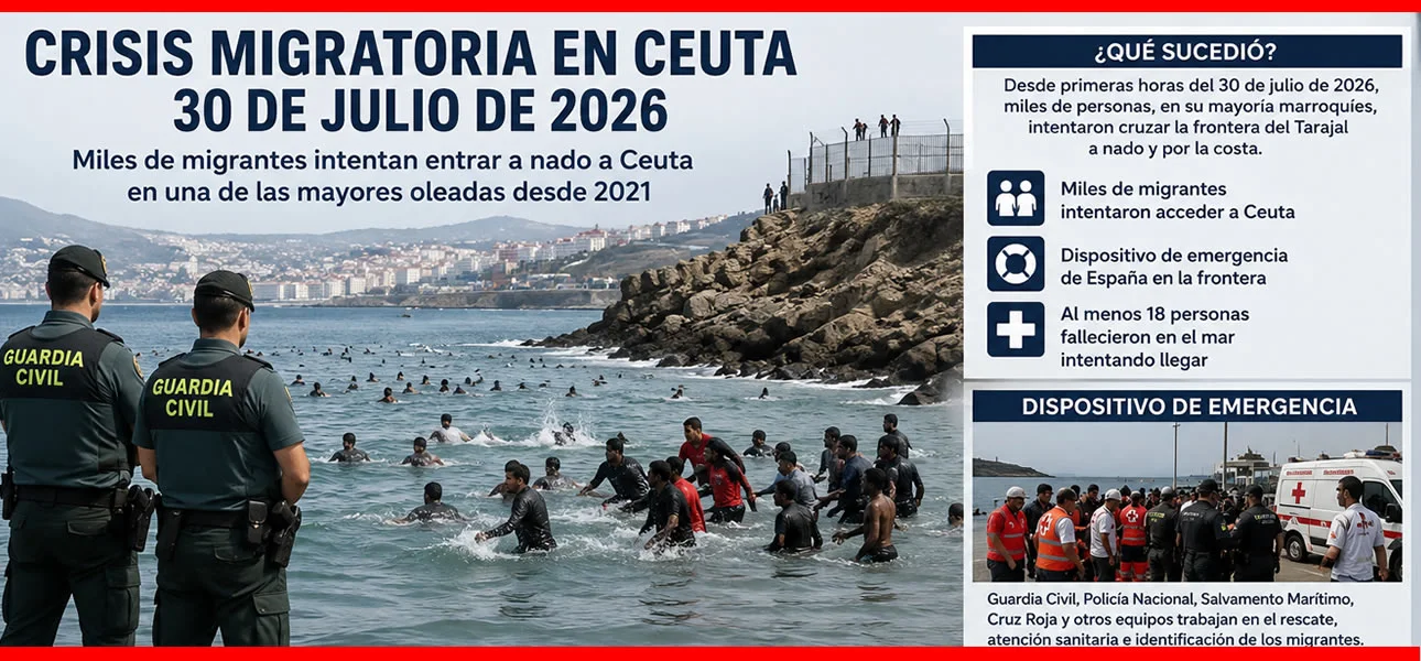 Crisis Migratoria en Ceuta 2026 