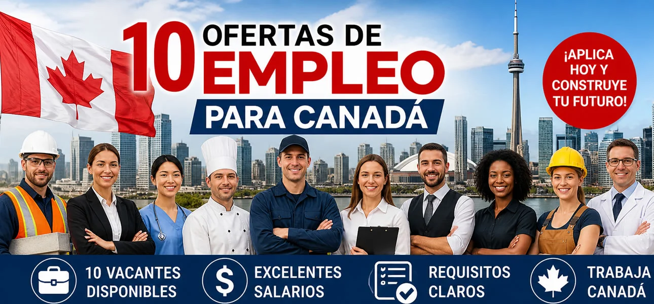 Empleos Mayo 2026 para Canadá