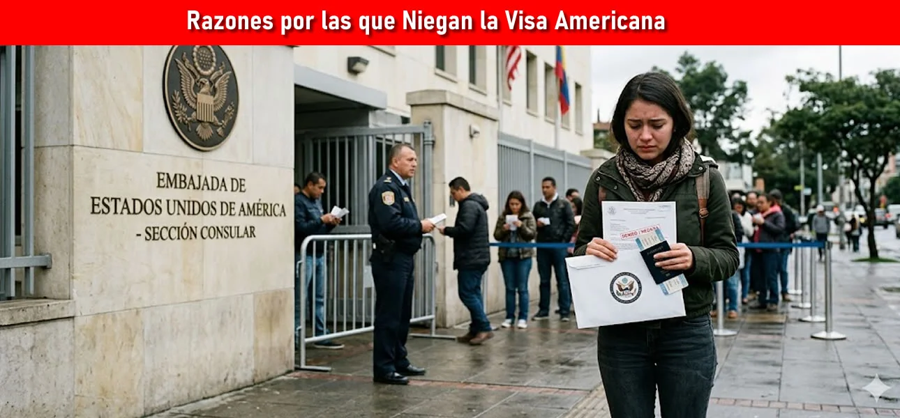 ¿Por qué niegan la visa americana?