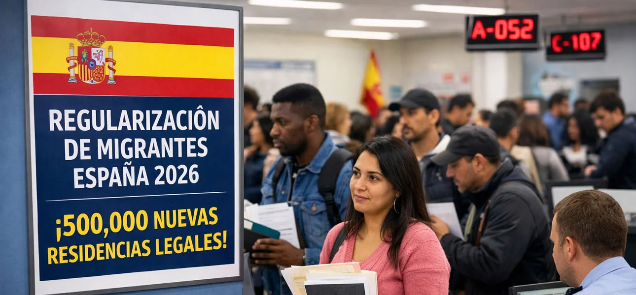 España legaliza a 500.000 migrantes en 2026