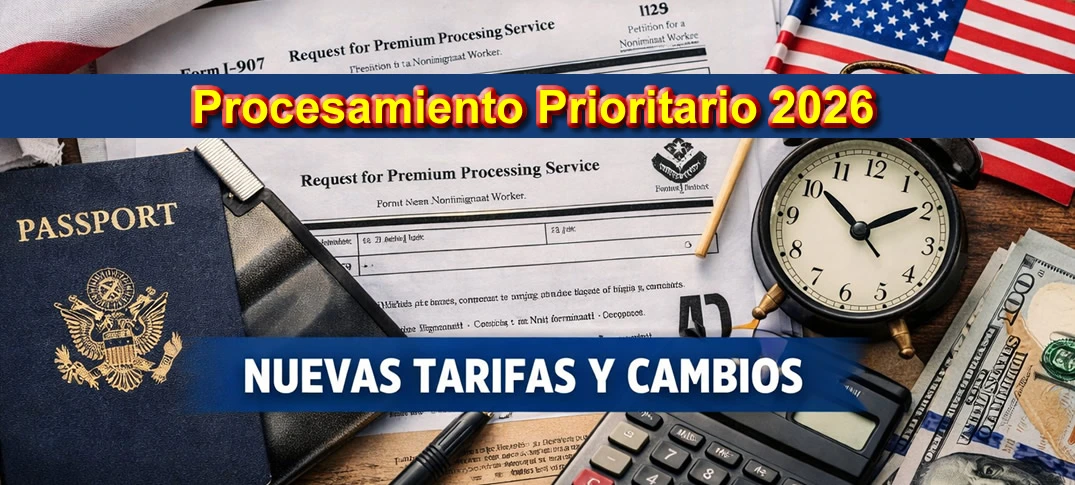 Aumento tarifas de Procesamiento Prioritario en 2026 
