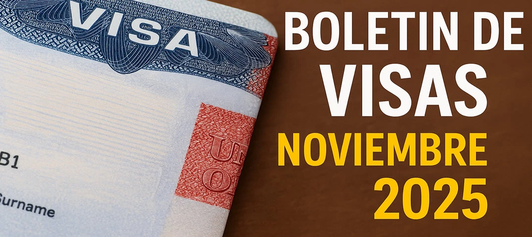 Boletín de Visas Noviembre 2025 