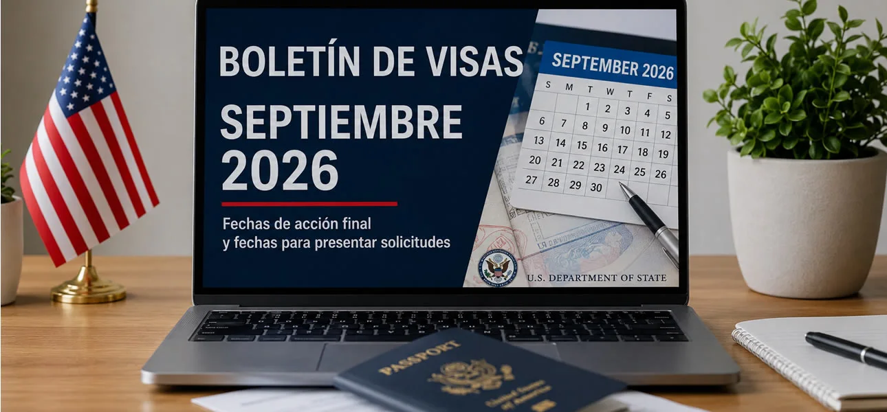 Boletín de Visas de Septiembre 2026