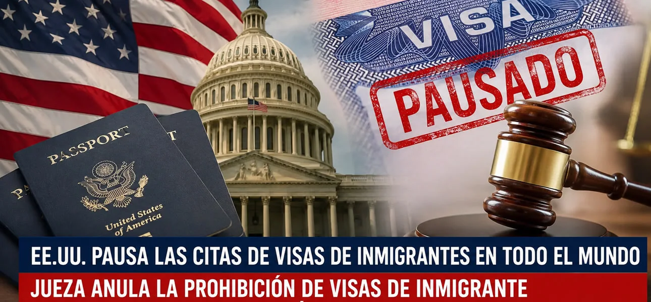 EE. UU. pausa las visas de inmigrante 