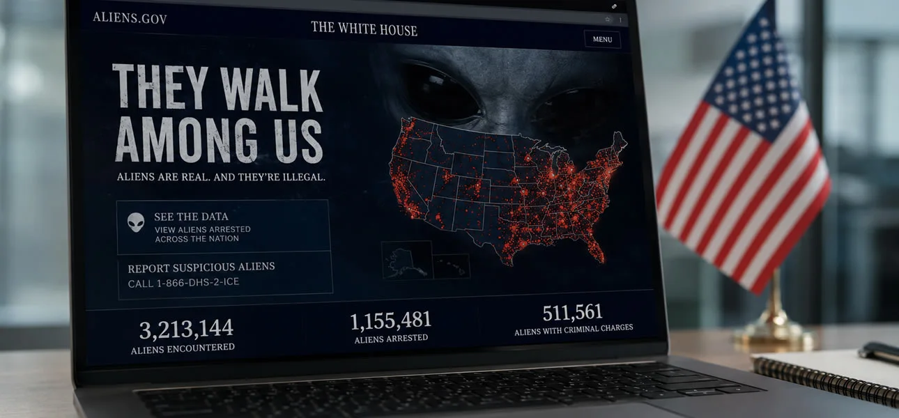 Polemica por Aliens.gov