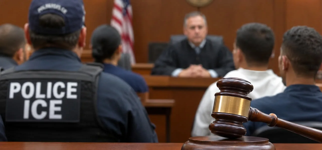 Prohiben arrestos de ICE en tribunales de inmigración  